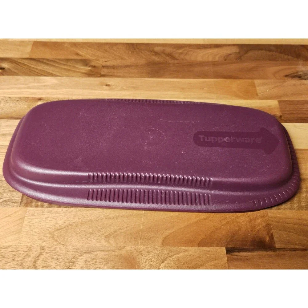 Tupperware Purple Microwave Pasta Maker Steamer Replacement Lid Only 7209A